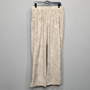 RipSkirt Hawaii Beachcomber Pants Large Beige Neutral Aloha Sand Tropical Resort